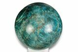 Bright Blue Apatite Sphere - Madagascar #249142-1